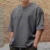Corduroy casual Loose T Shirt Summer Cotton