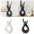 Minimalist White Or Black Ceramic Vase
